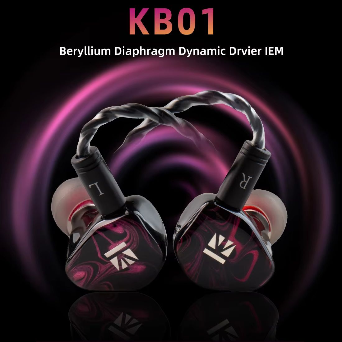 In Ear Monitors For Singers - KBEAR KB01 Kulak Diyafram Dinamik Sürücü