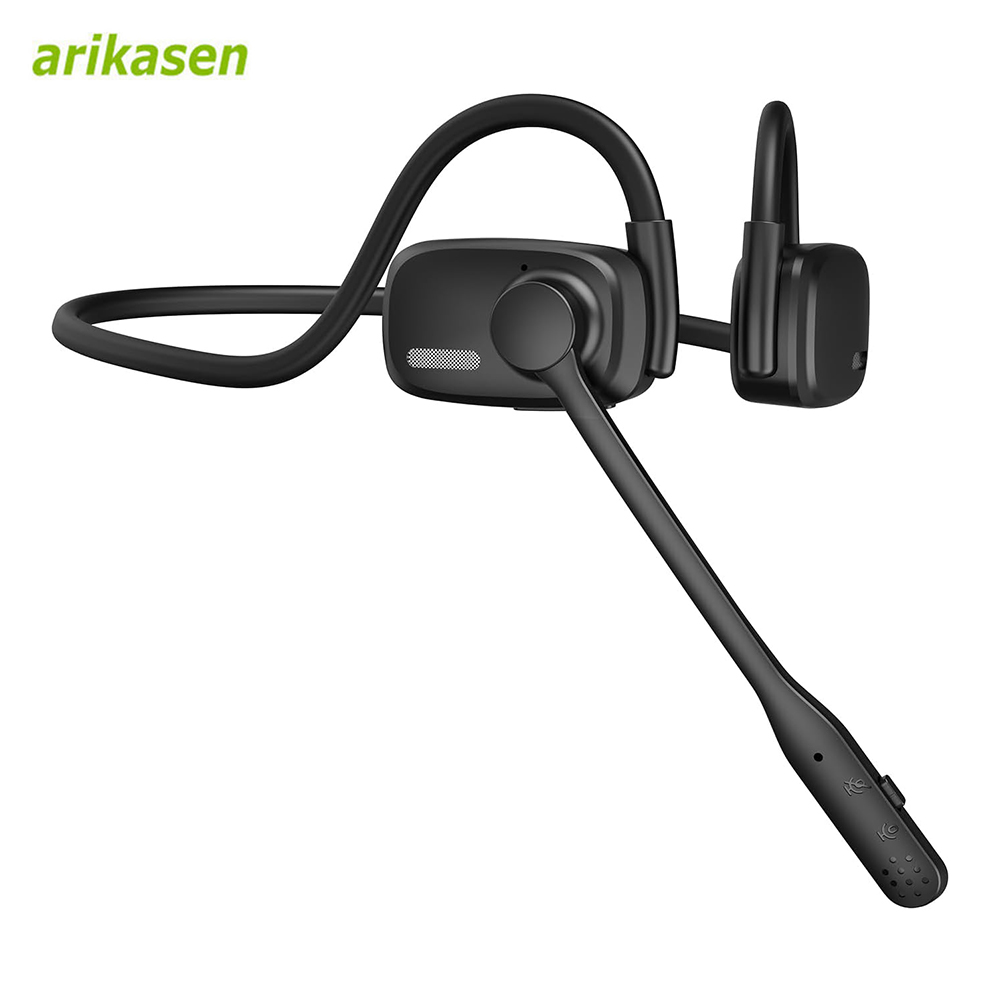 Open Ear Air Conduction Headphones - Bluetooth Kulaklıklar Mikrofon Bom Gürültü Önleyici