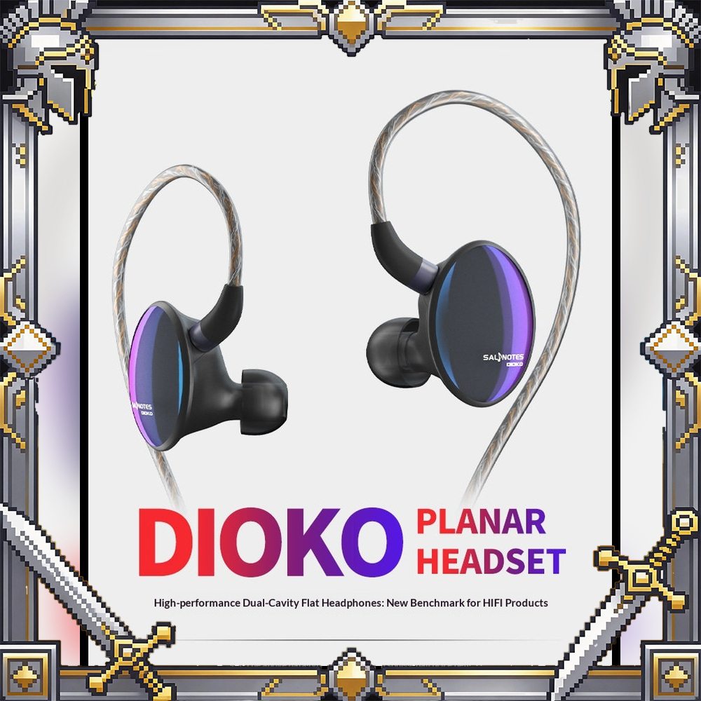 Planar Magnetic Iem Earphones - 7Hz x Crinacle Dioko Planar Manyetik