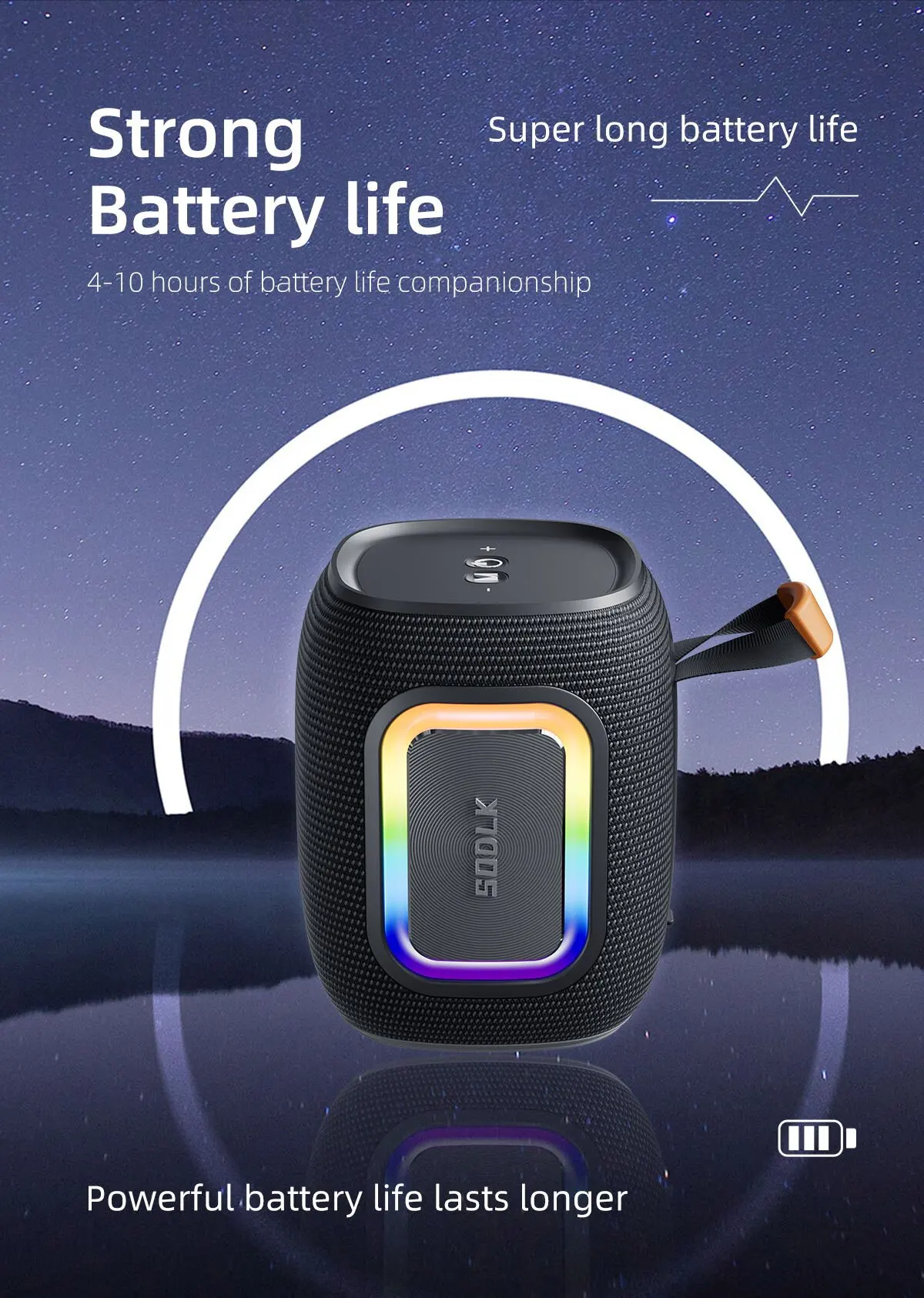 Portable Bluetooth Speaker Waterproof Ipx7 - SODLK T26 Mini Bluetooth Hoparlör Açık