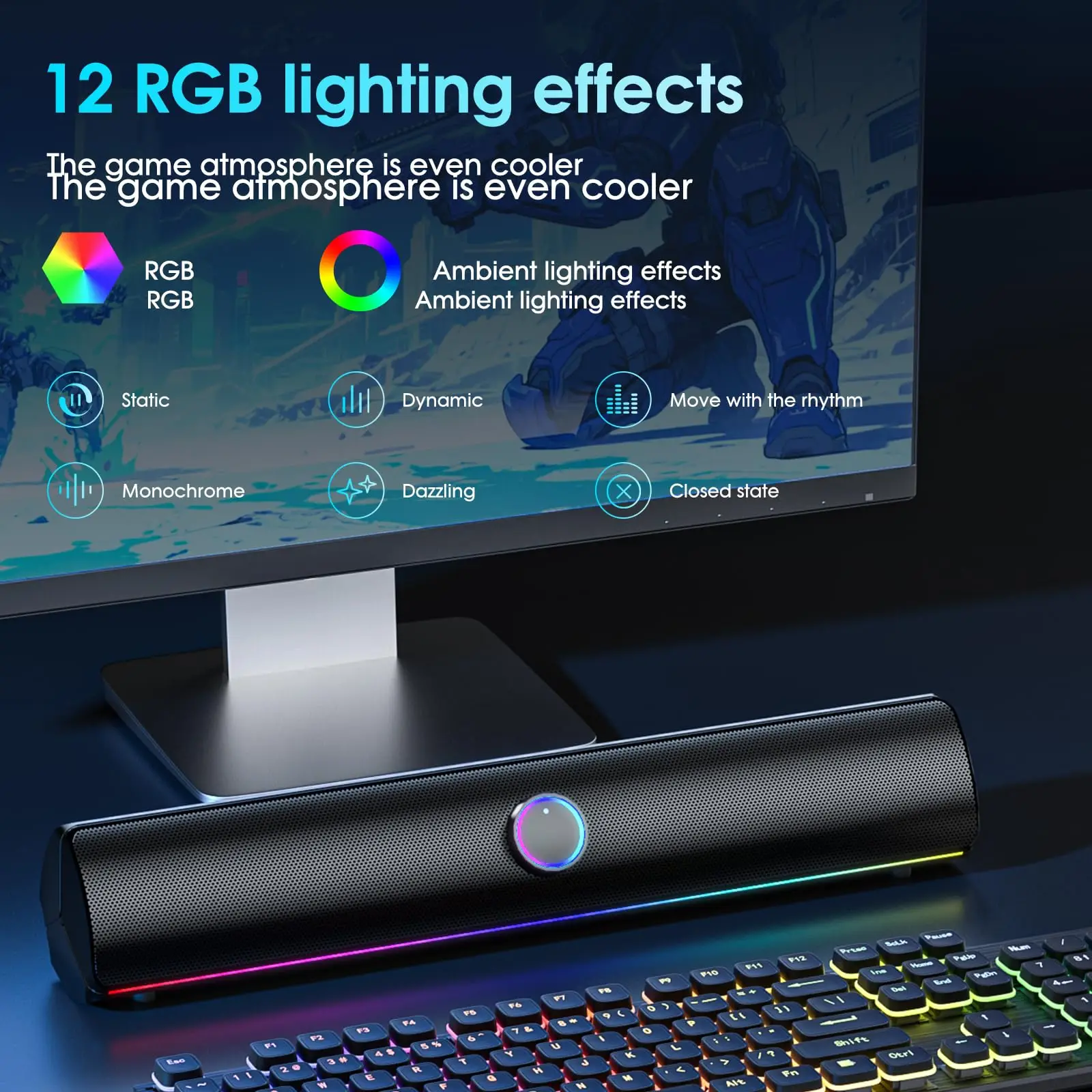 Oyunlar İçin Ses Çubuğu, USB T - Rgb Computer Soundbar For Pc incelemesi ve fiyatı