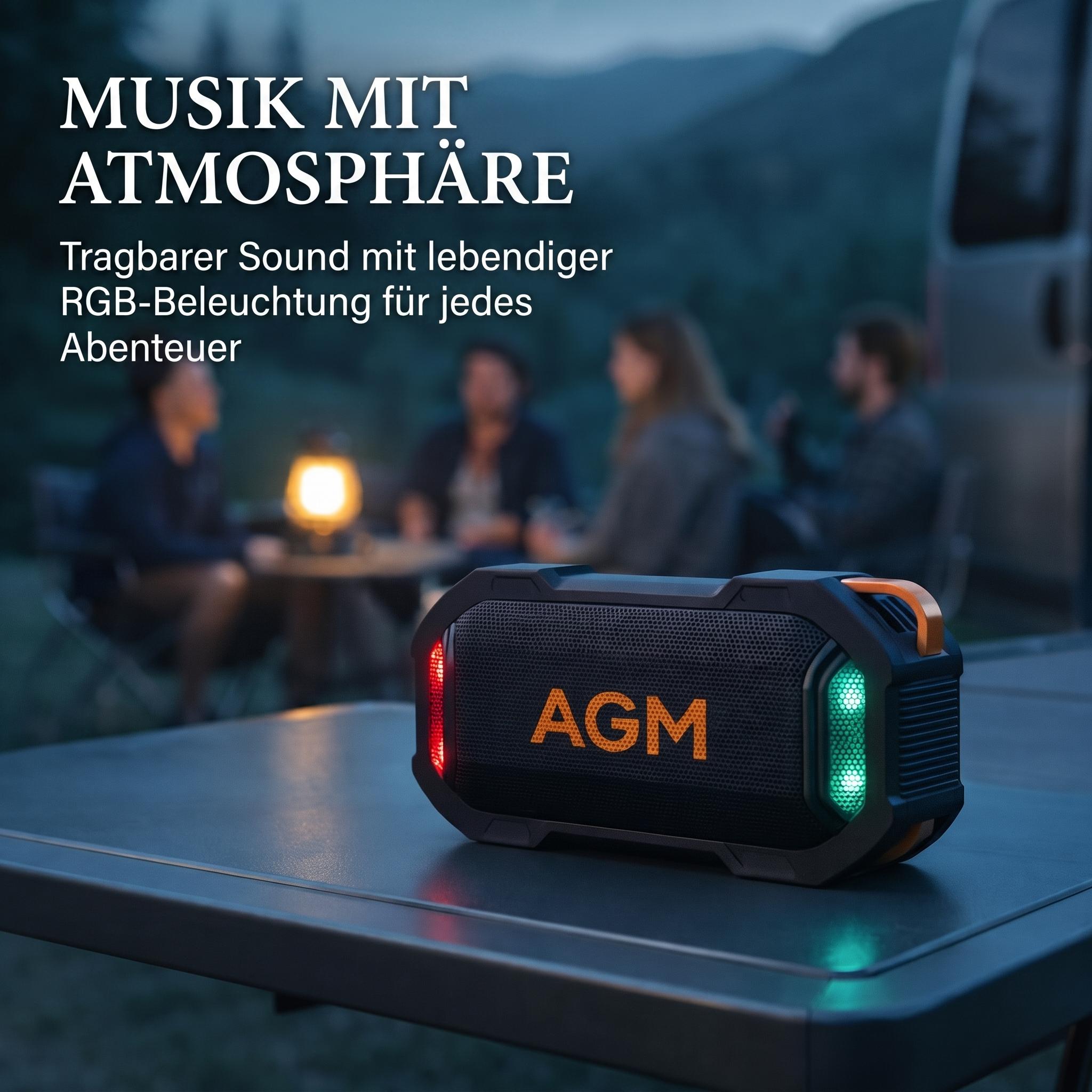 AGM MAG ROCK Dış Mekan Kablosu - Portable Bluetooth Speaker Waterproof Ipx7 incelemesi ve fiyatı