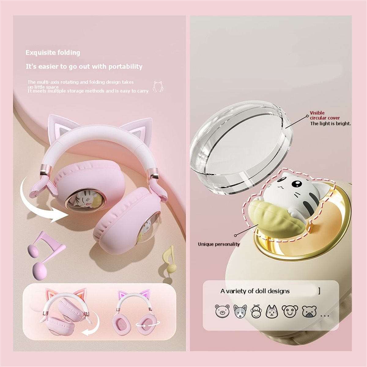 [DEĞER PAKETİ] Sevimli Kedi Ku - Cat Ear Bluetooth Headset Led incelemesi ve fiyatı
