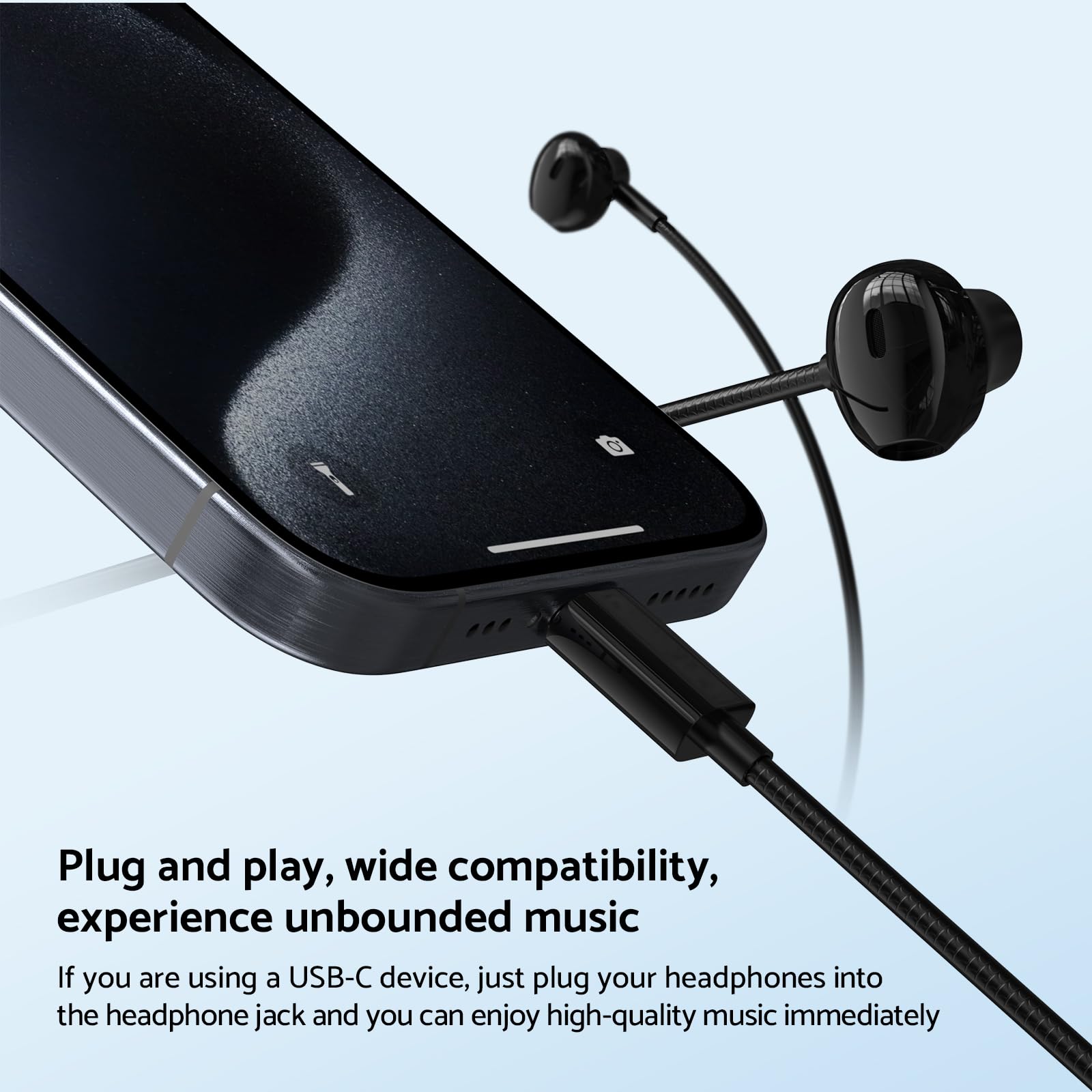 Tip C 3.5mm HIFI Stereo Kablol - Type C Wired Earphones With Mic incelemesi ve fiyatı