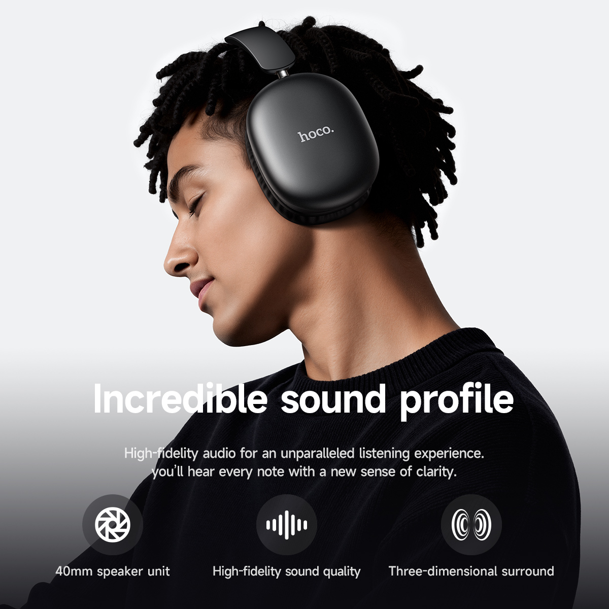 HOCO W73 Katlanabilir Bluetoot - Anc Wireless Over Ear Headphones incelemesi ve fiyatı