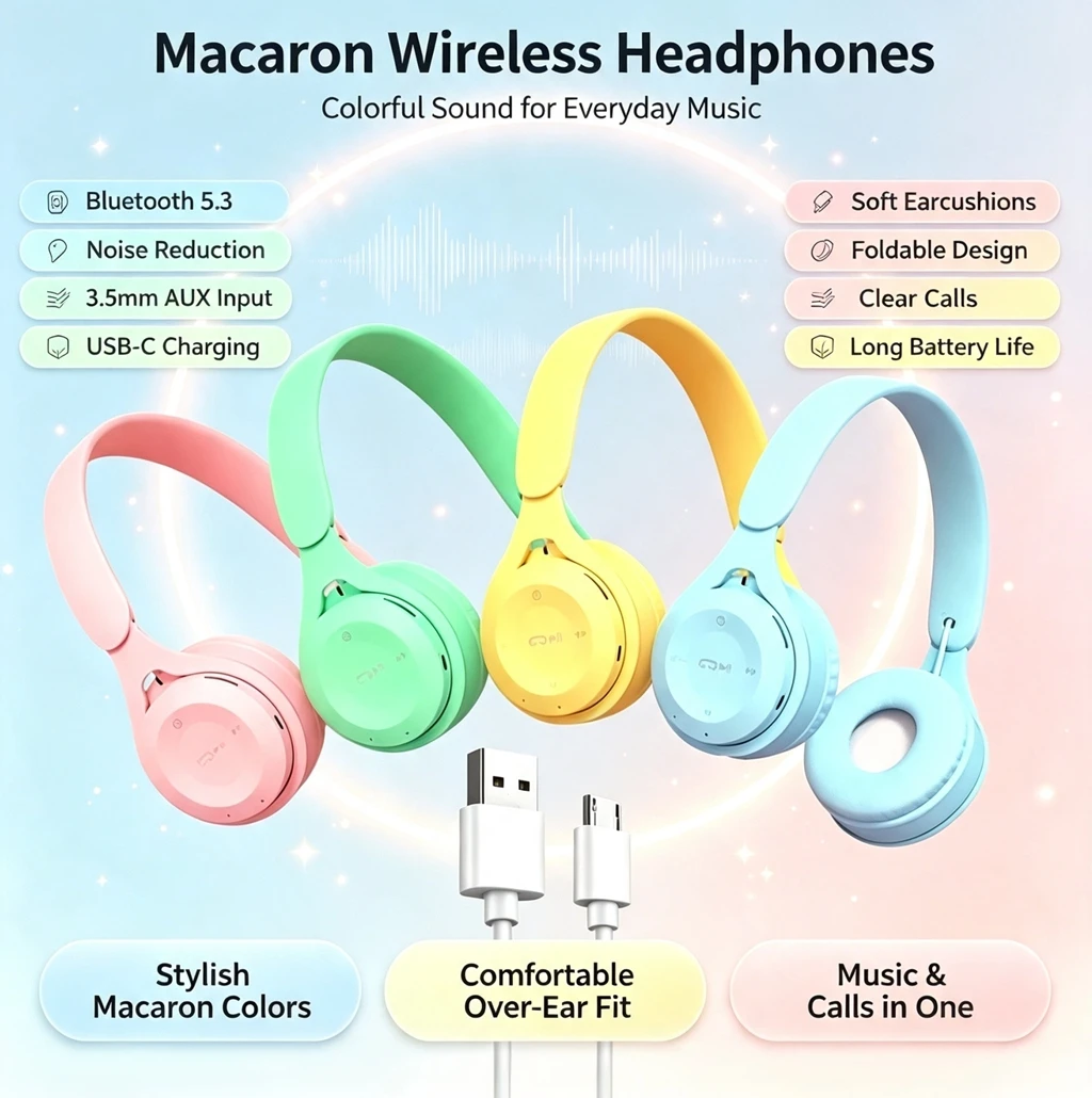 Katlanabilir Kulak Üstü Blueto - Anc Wireless Over Ear Headphones incelemesi ve fiyatı