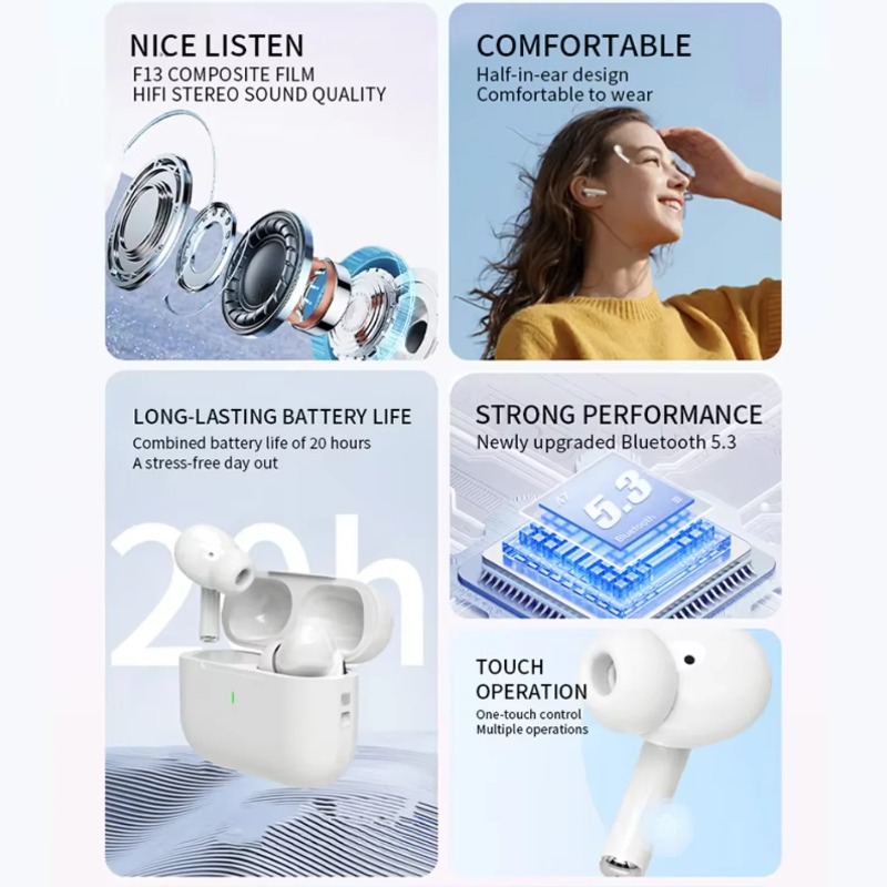 A5 TWS Bluetooth Kulaklık Hifi - Tws Earbuds Bluetooth 5.3 incelemesi ve fiyatı