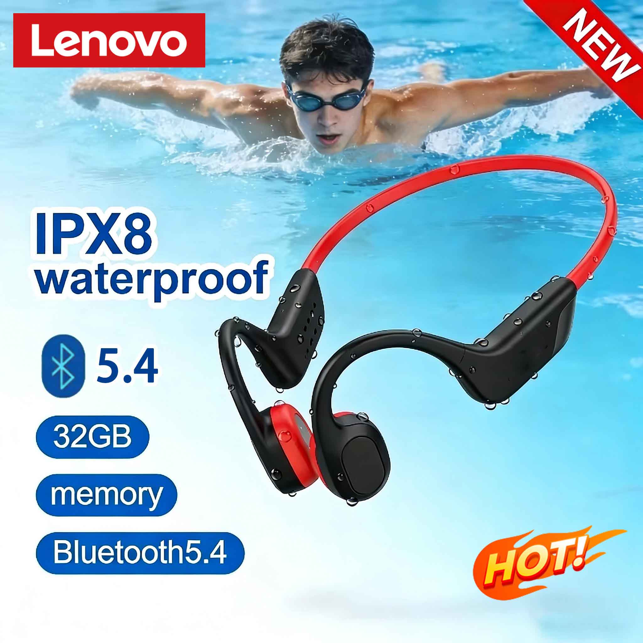 Lenovo Kemik İletimli Kulaklık - Bone Conduction Running Headphones incelemesi ve fiyatı