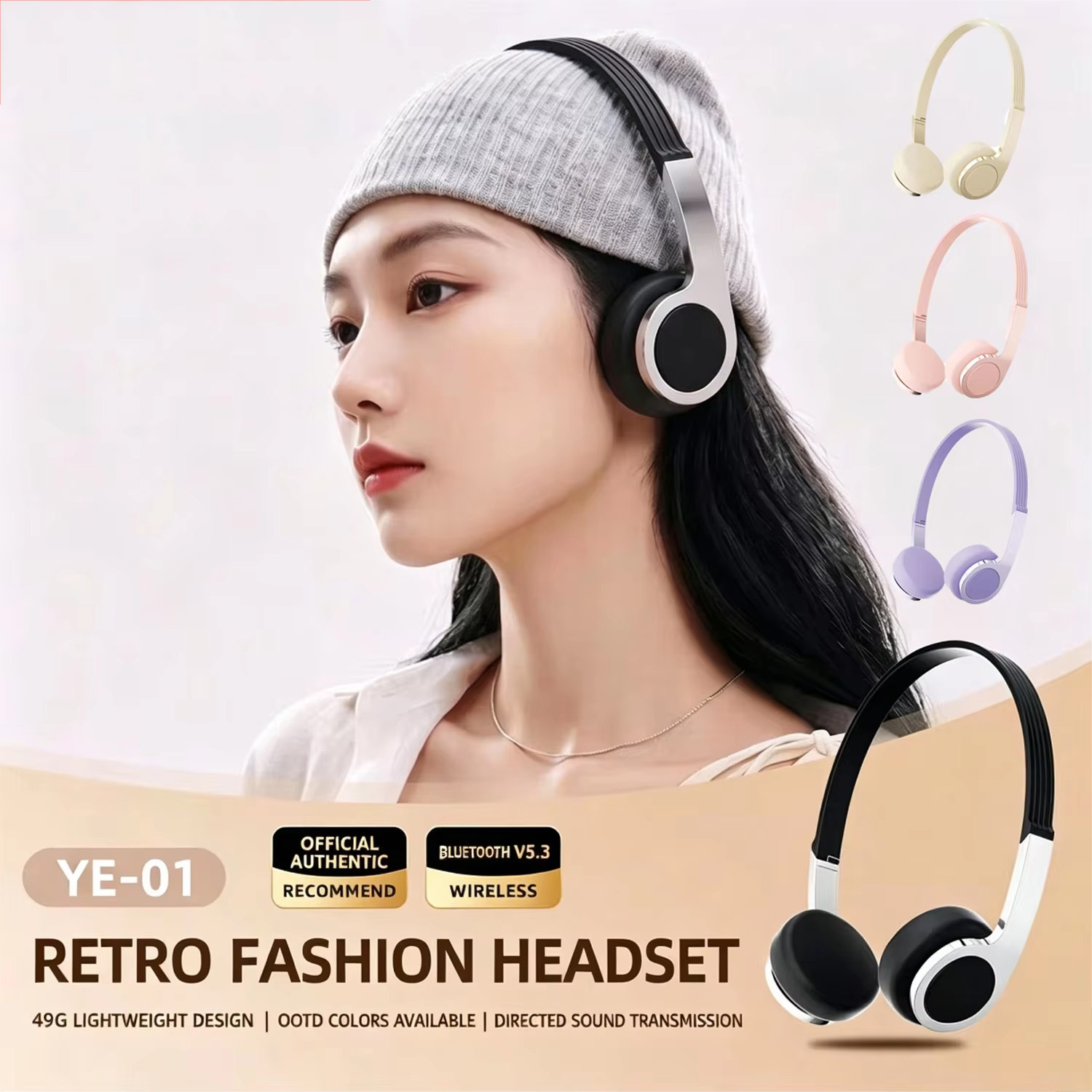 Yeni Retro Kompakt Kulak Üstü  - Anc Wireless Over Ear Headphones incelemesi ve fiyatı