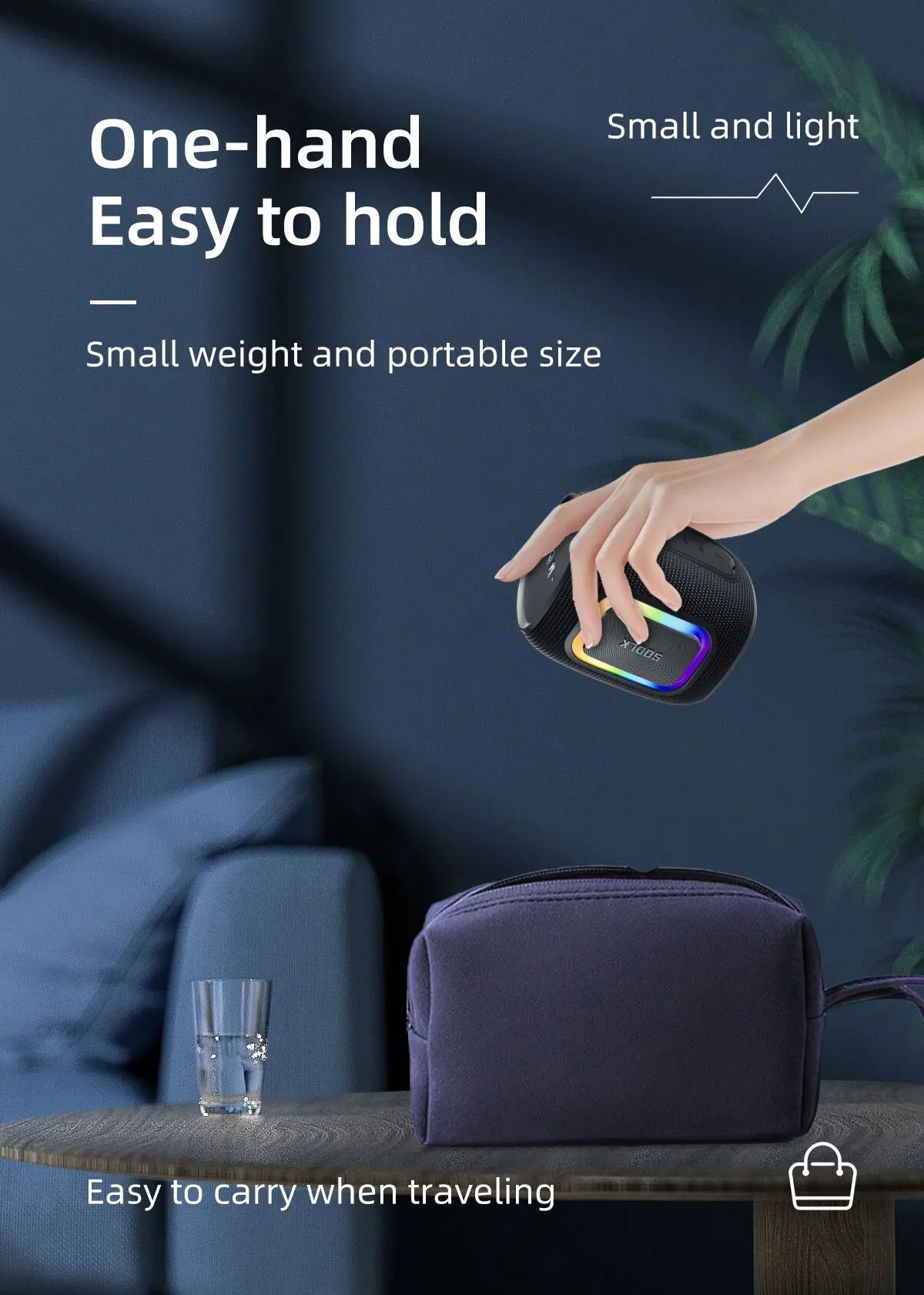 SODLK T26 Mini Bluetooth Hopar - Portable Bluetooth Speaker Waterproof Ipx7 incelemesi ve fiyatı